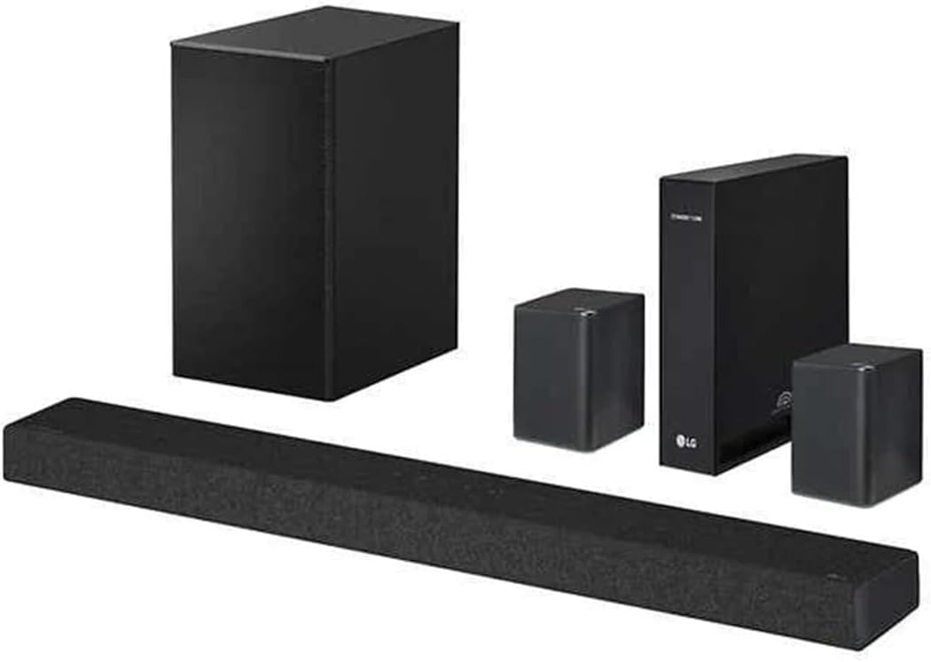 LG Sp7r Barra De Sonido De Audio De Alta Resolución De 7.1 C Color Negro