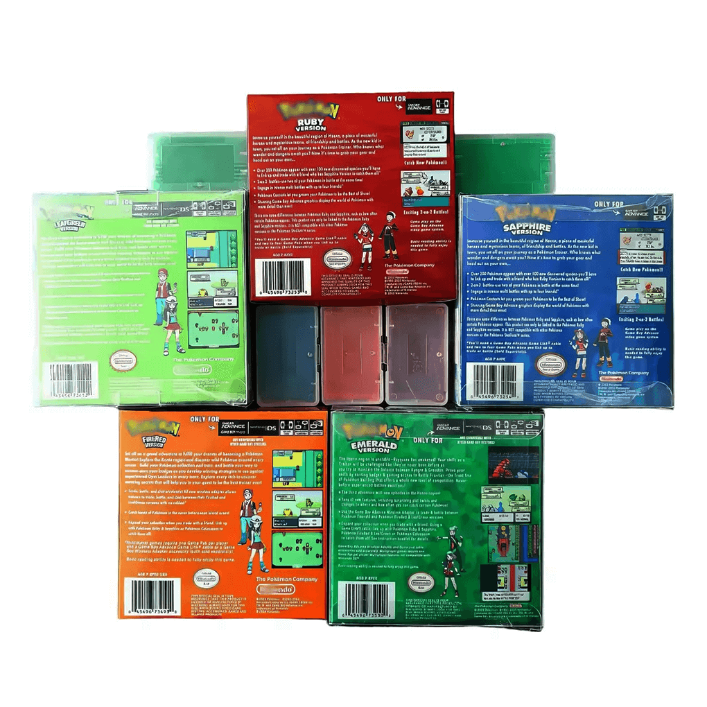Pokémon Colección 5 Juegos Gba Juego Físico En Caja