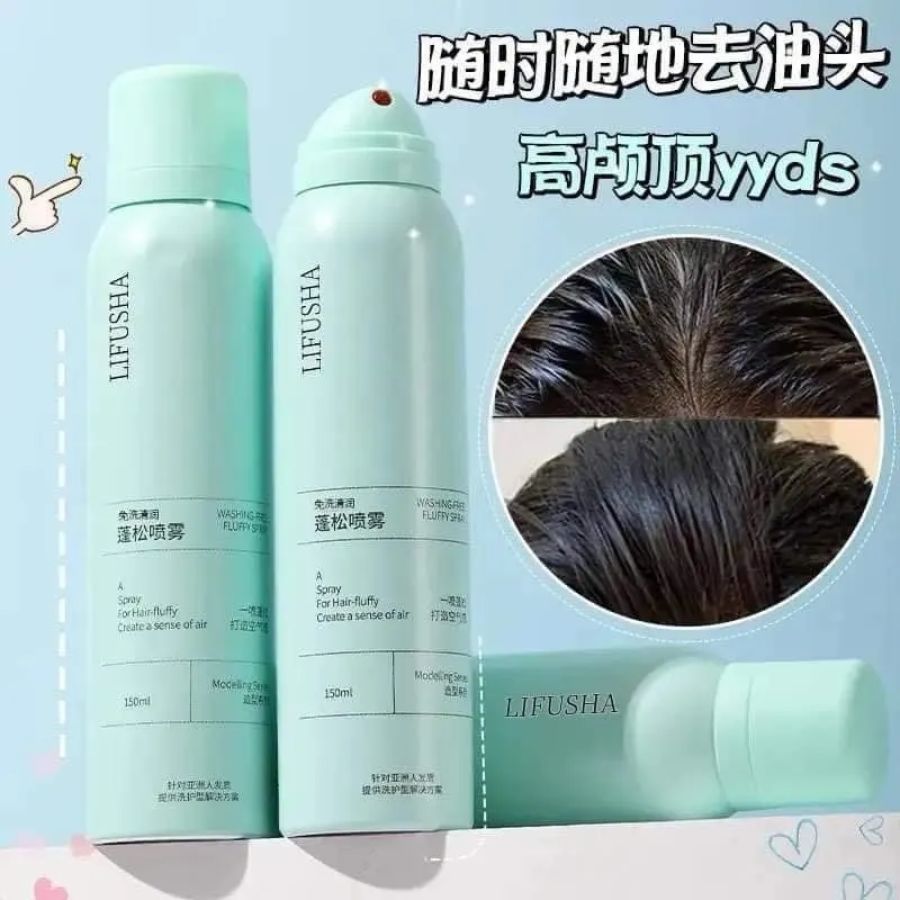 Shampoo Voluminizador en Seco para cabello graso.