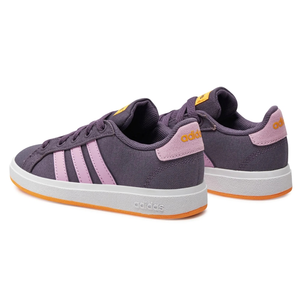 Tenis Casual Adidas Grand Court 2.0 Morado De Mujer ID7871.