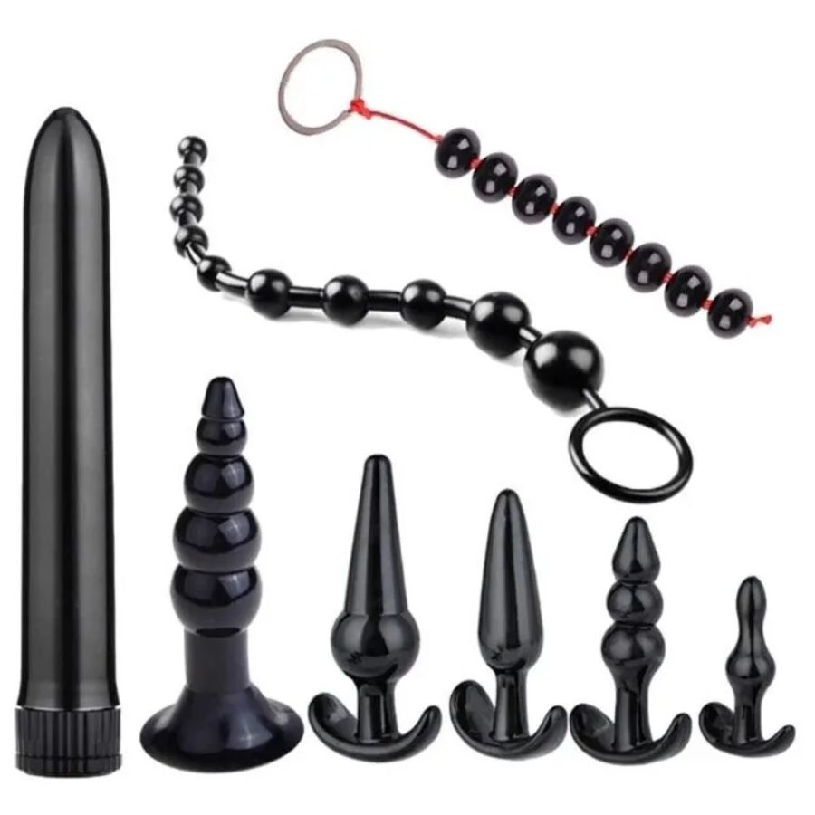Kit 8 piezas Tapon Anal juguetes plug