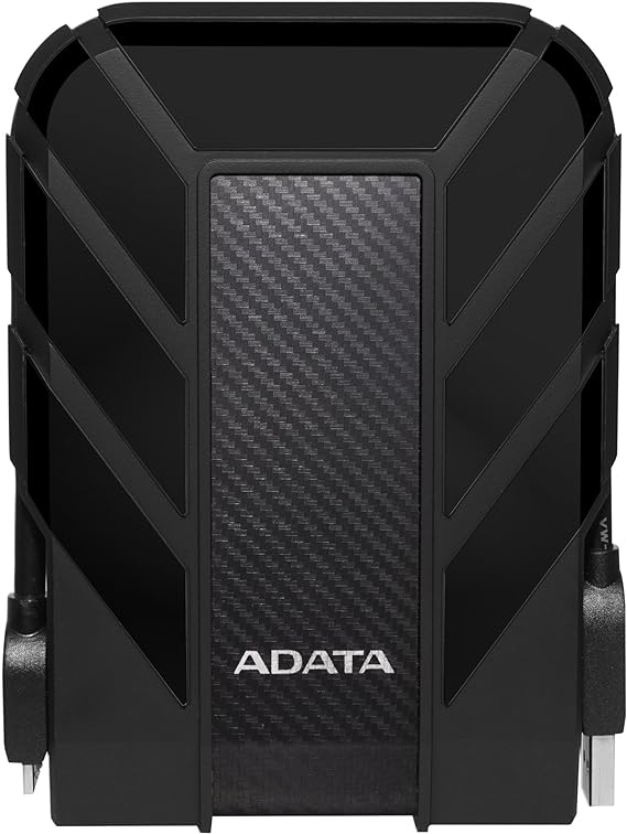 ADATA Disco Duro Externo HDD HD710P,4 TB, Resistente a golpes,agua y polvo, certificación grado militar, Color Negro