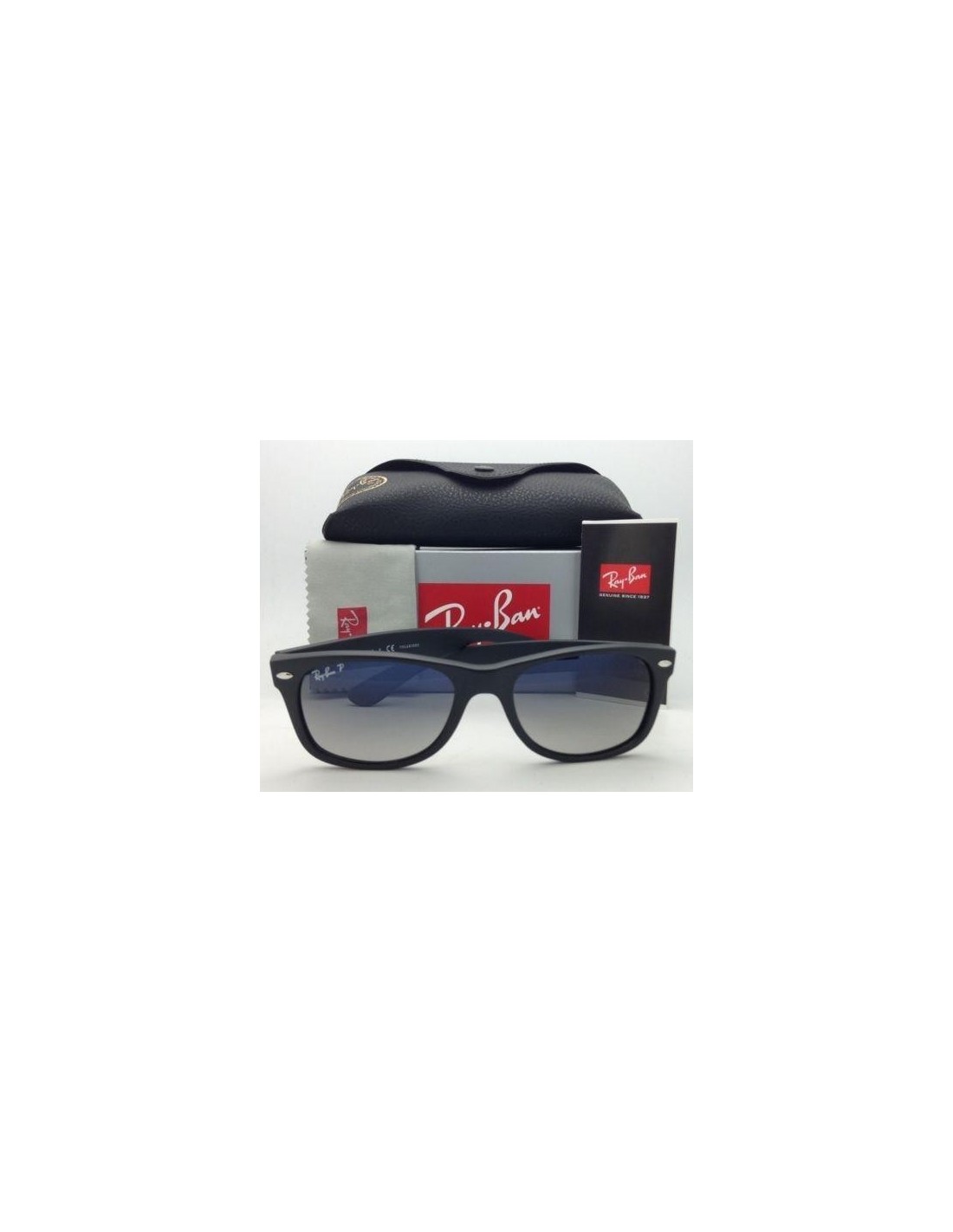Lentes de sol Ray Ban Rb2132 601s78 New Wayfarer Polarizado Gris Degradado