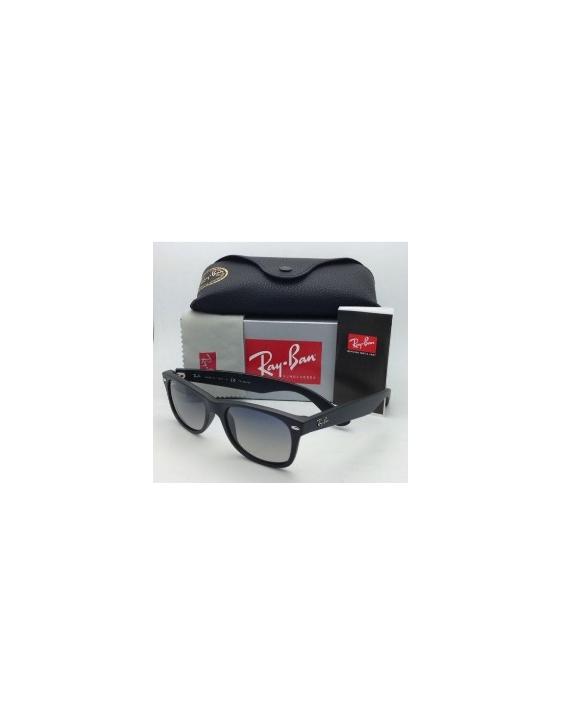 Lentes de sol Ray Ban Rb2132 601s78 New Wayfarer Polarizado Gris Degradado