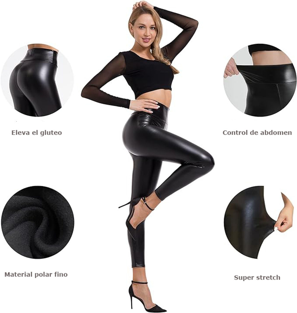 Leggins Vinipiel afelpado para mujer unitalla super stretch
