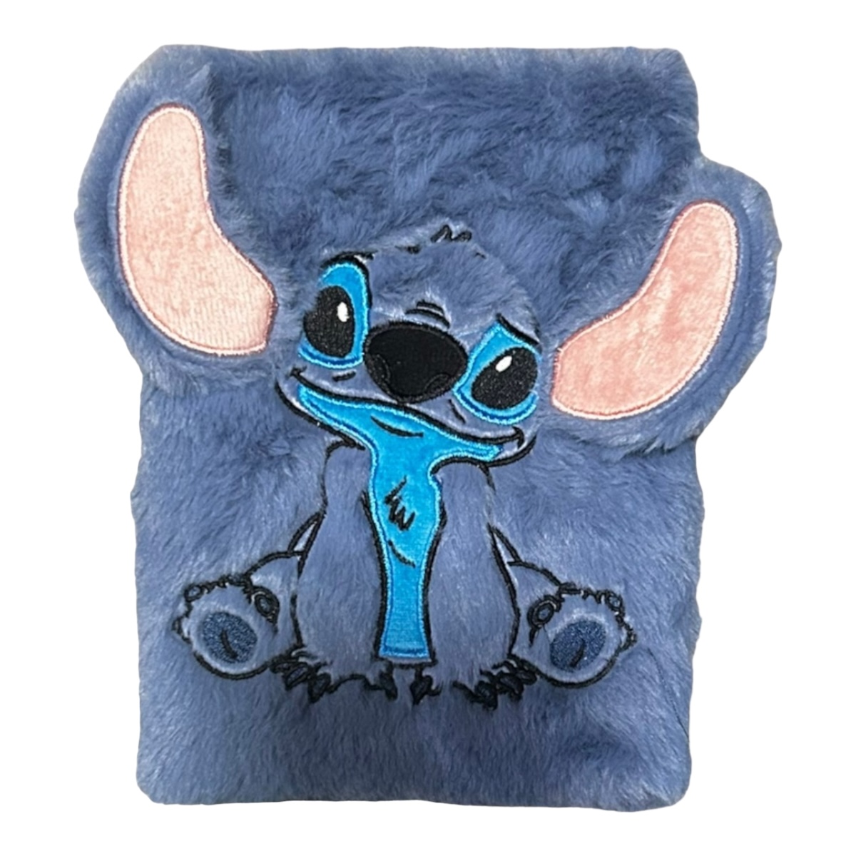 Libreta Stitch Notebook Fur + Pluma Kawaii Disney.