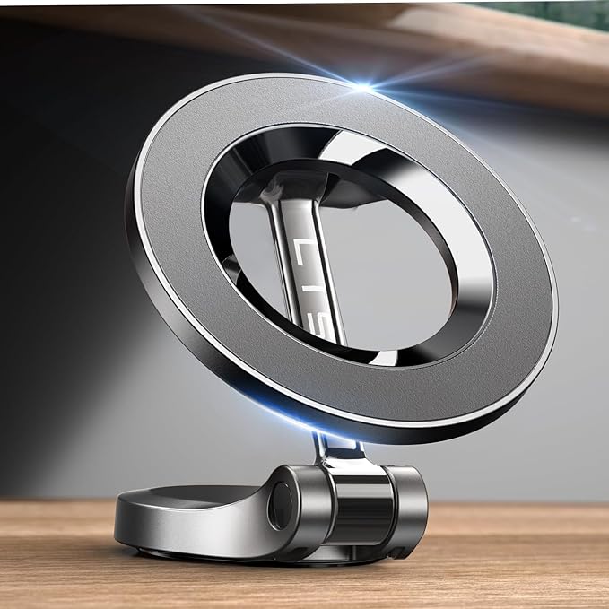 thumbnail image 2 of Romuto Magnetic Car Phone Holder – Black, Universal Mount For Auto Dashboard 2 of 5