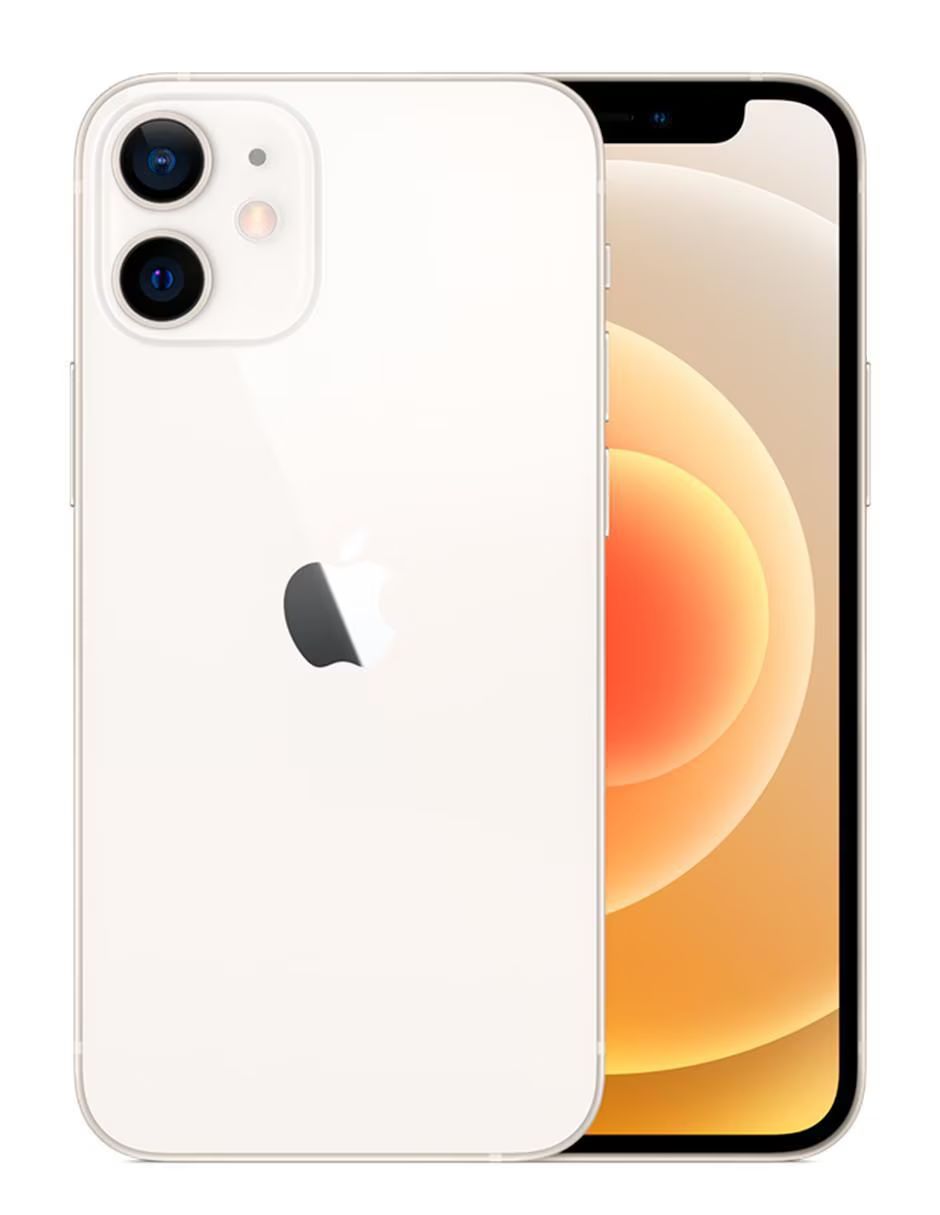 Celular (Reacondicionado Grado A) Apple iPhone 12 Mini 128GB Blanco   Funda de Regalo.