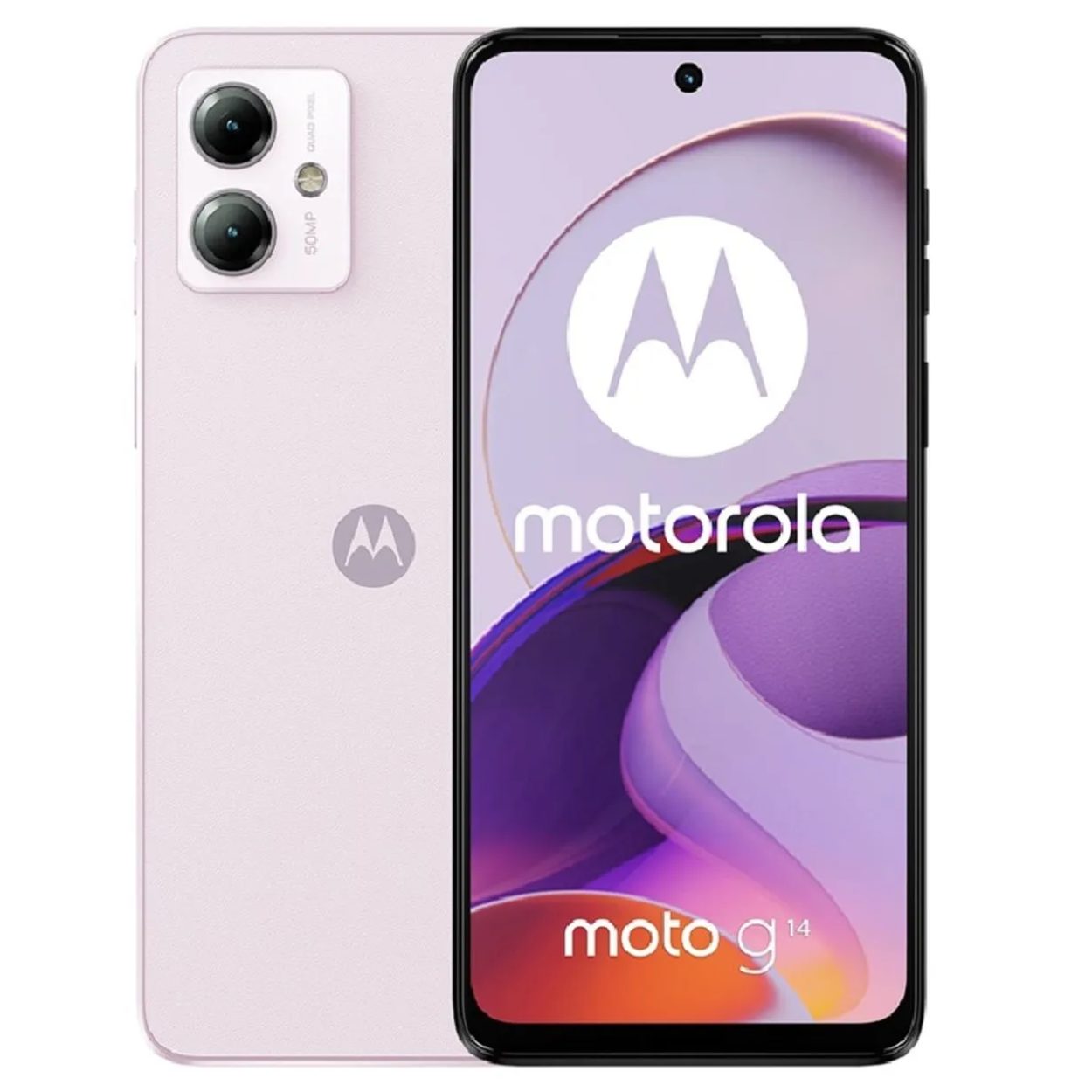 Celular MOTOROLA Moto G14 128 GB RAM 4 GB Lila desbloqueado .