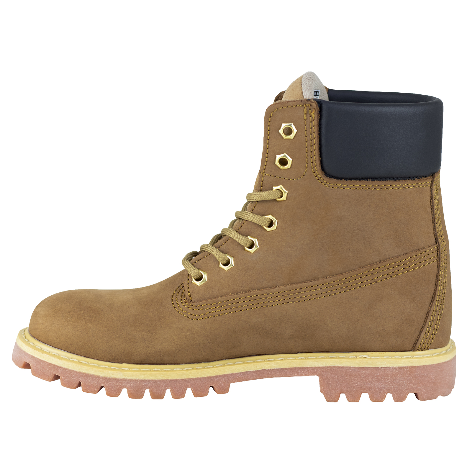Botas Hombre Urbana Caribu 784 Nobuck Cajeta Montaña Trabajo