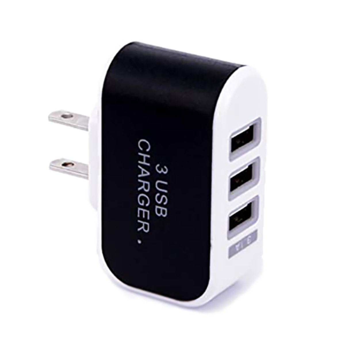 Cargador USB 3 Entradas 1A Celular.
