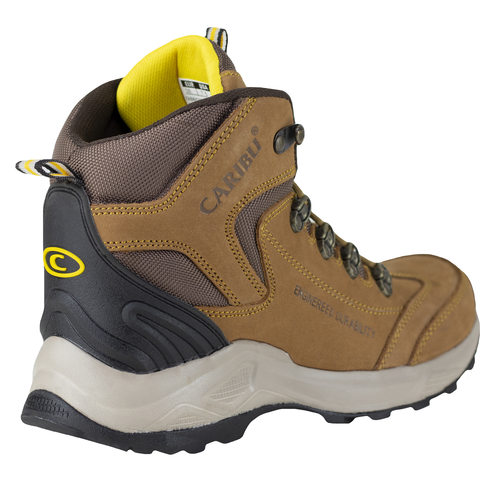 Botin Medio Outdoor Hombre Caribu 759 Cajeta Urbano Confort