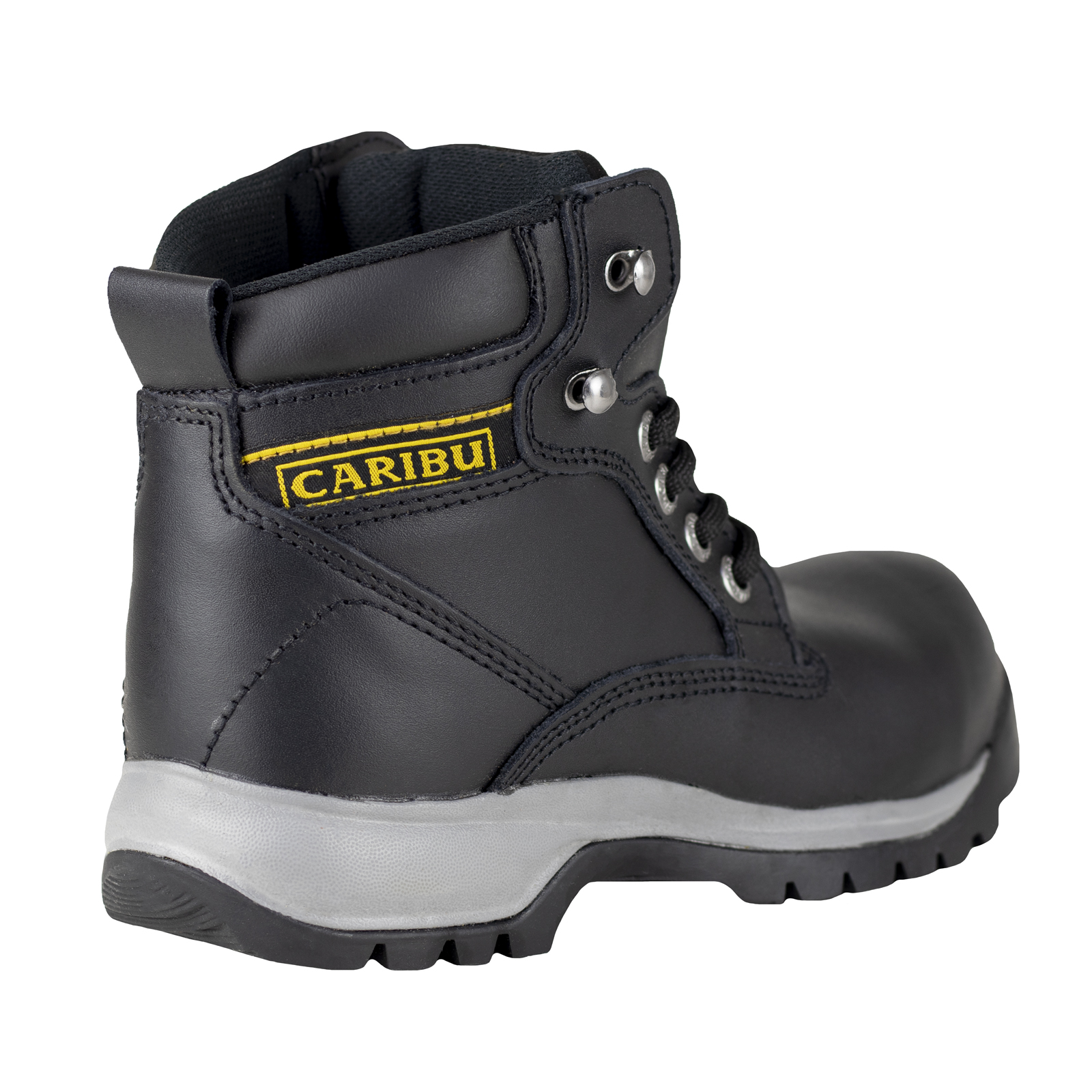 Botas Industriales Casco De Poliamida Mujer Caribu 798 Negro