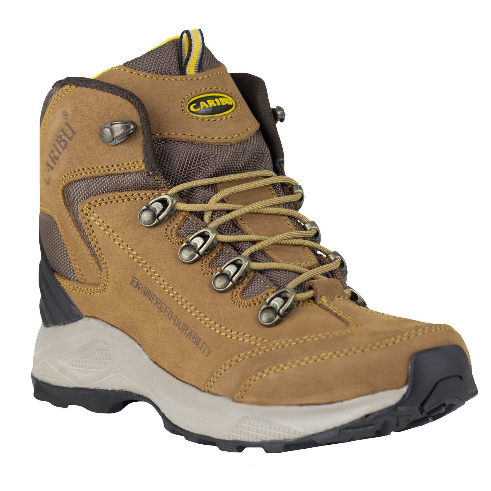 Botin Medio Outdoor Hombre Caribu 759 Cajeta Urbano Confort