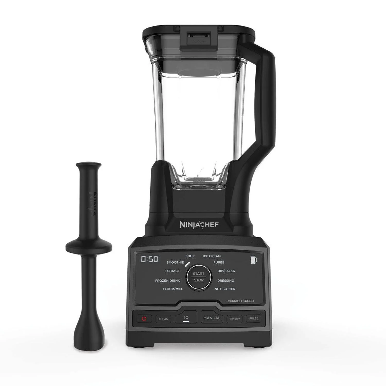 Licuadora Ninja Chef Ct800c 2.1 L Negra Con Vaso De Plástico 120v