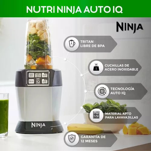 Nutri Ninja Auto-iq Bl480 Color Negro/gris