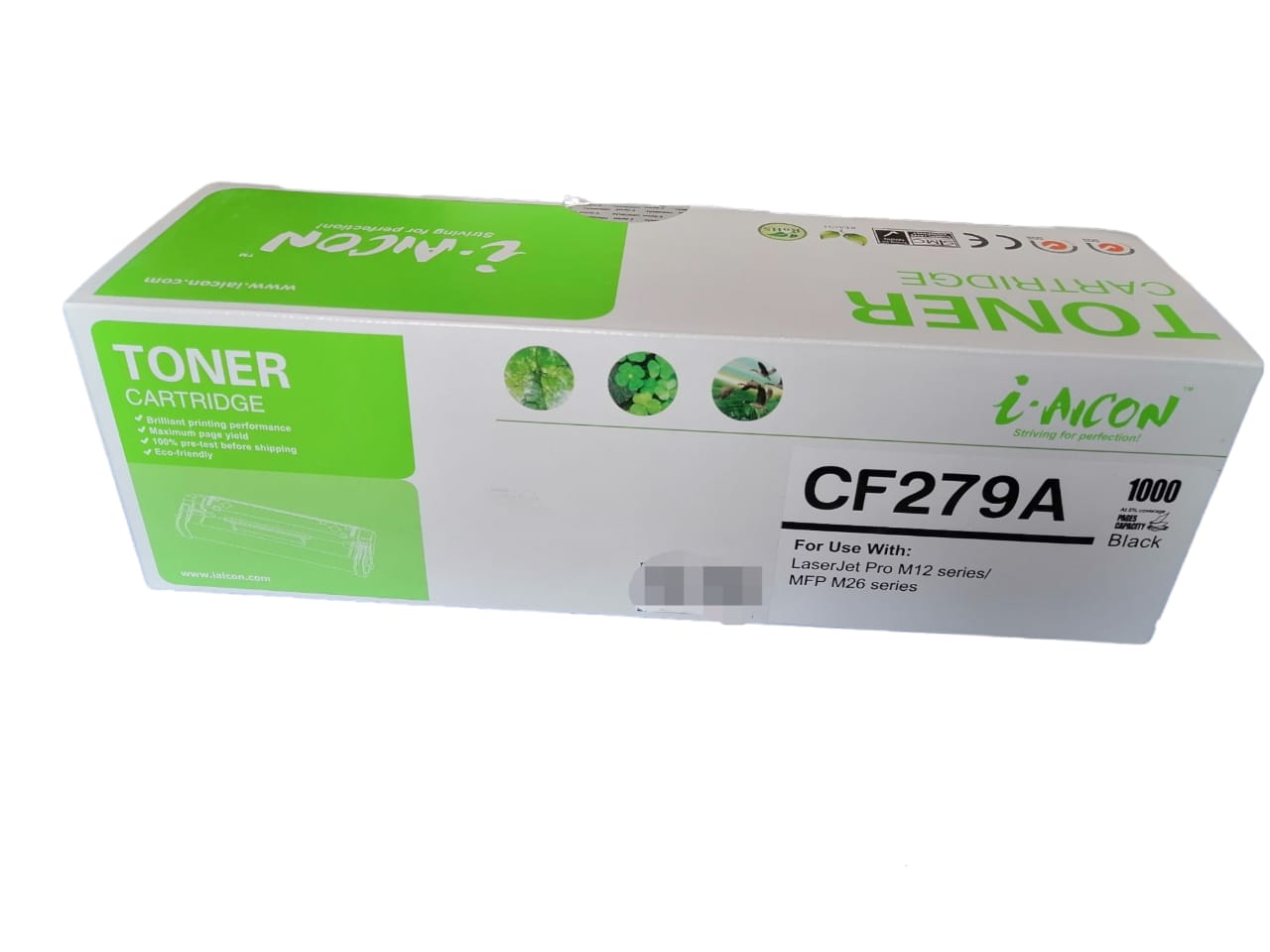 Cartucho tóner IAICON compatible para uso en CF279 A (79 A) nuevo, para uso en HP PRO M12W, M26NW.