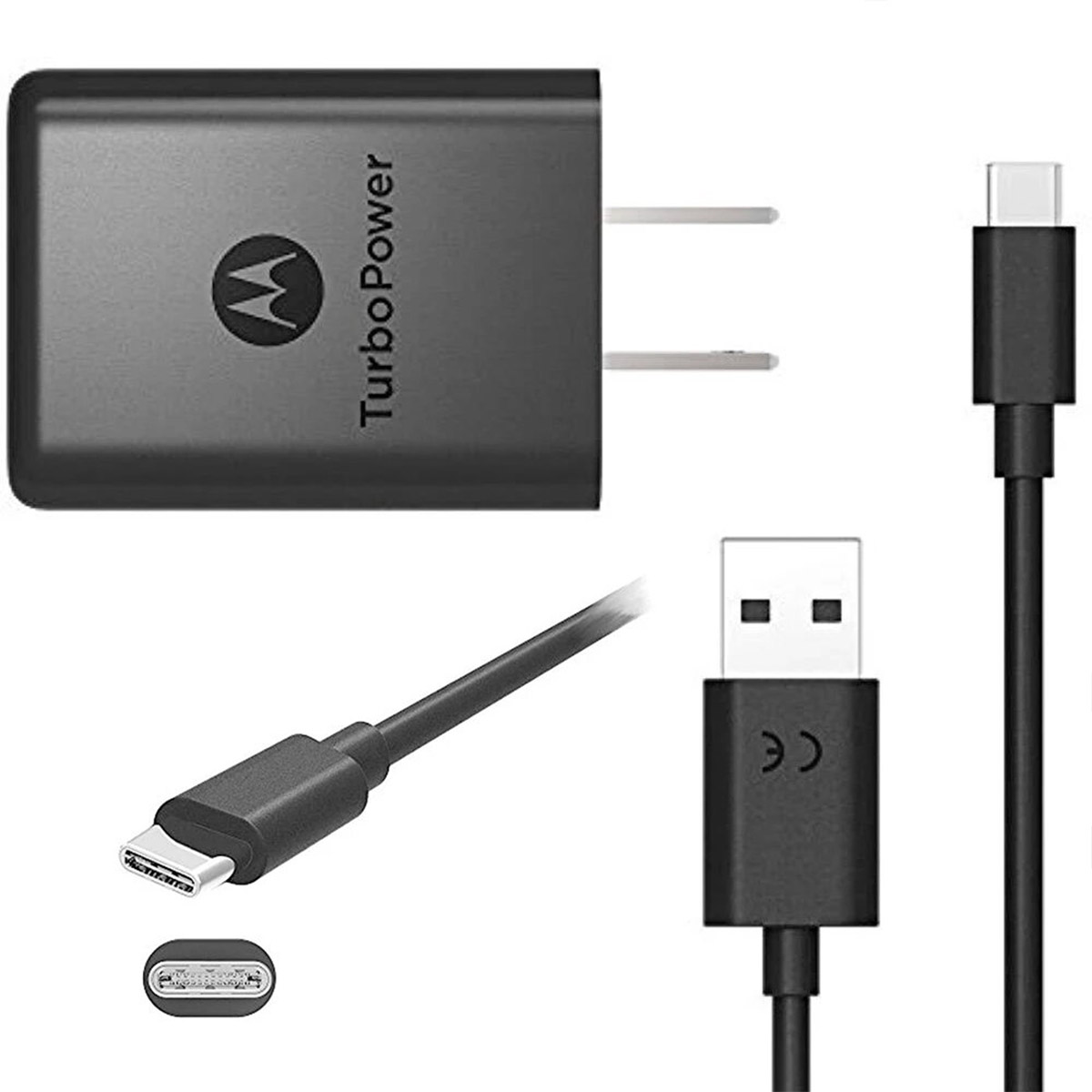 Cargador Turbo Motorola Tipo C Celular.