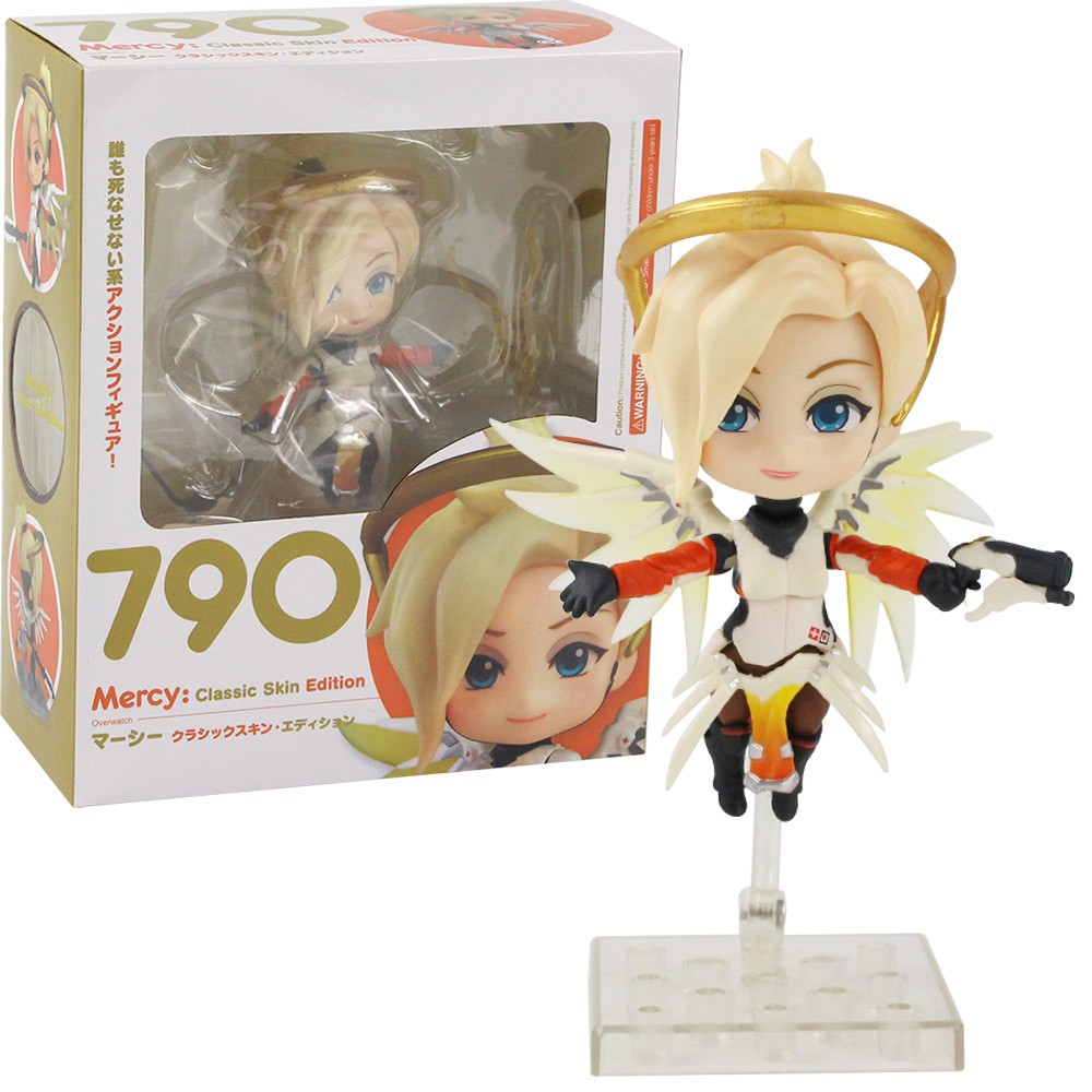 Mercy Classic 790 Tracer Overwatch Nendoroid Figura Juego