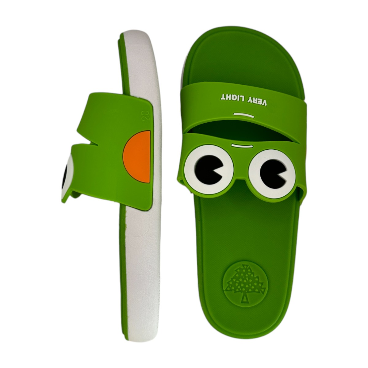 Sandalias Chanclas De Rana Ranita Para Niños Talla 18 A 25.