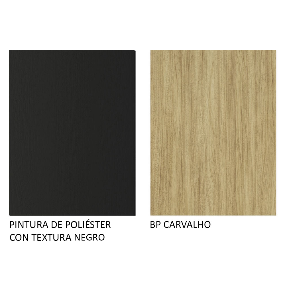 Escritorio Gamer Madesa para PC y Consola Roble/Negro.