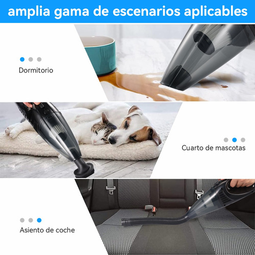Aspiradora De Mano Portátil Inalambrica Para Auto Y Hogar