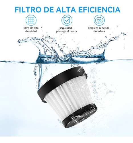 Aspiradora De Mano Portátil Inalambrica Para Auto Y Hogar