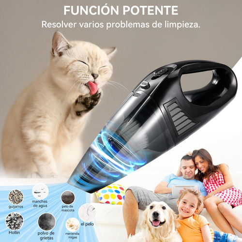 Aspiradora De Mano Portátil Inalambrica Para Auto Y Hogar