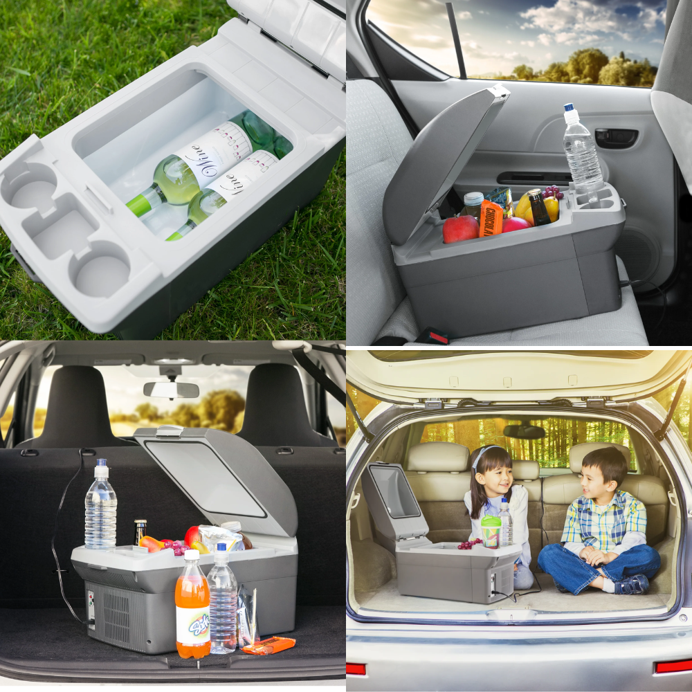 Hielera para viaje y calentador eléctrico portátil de 14L Wagan Tech 6214