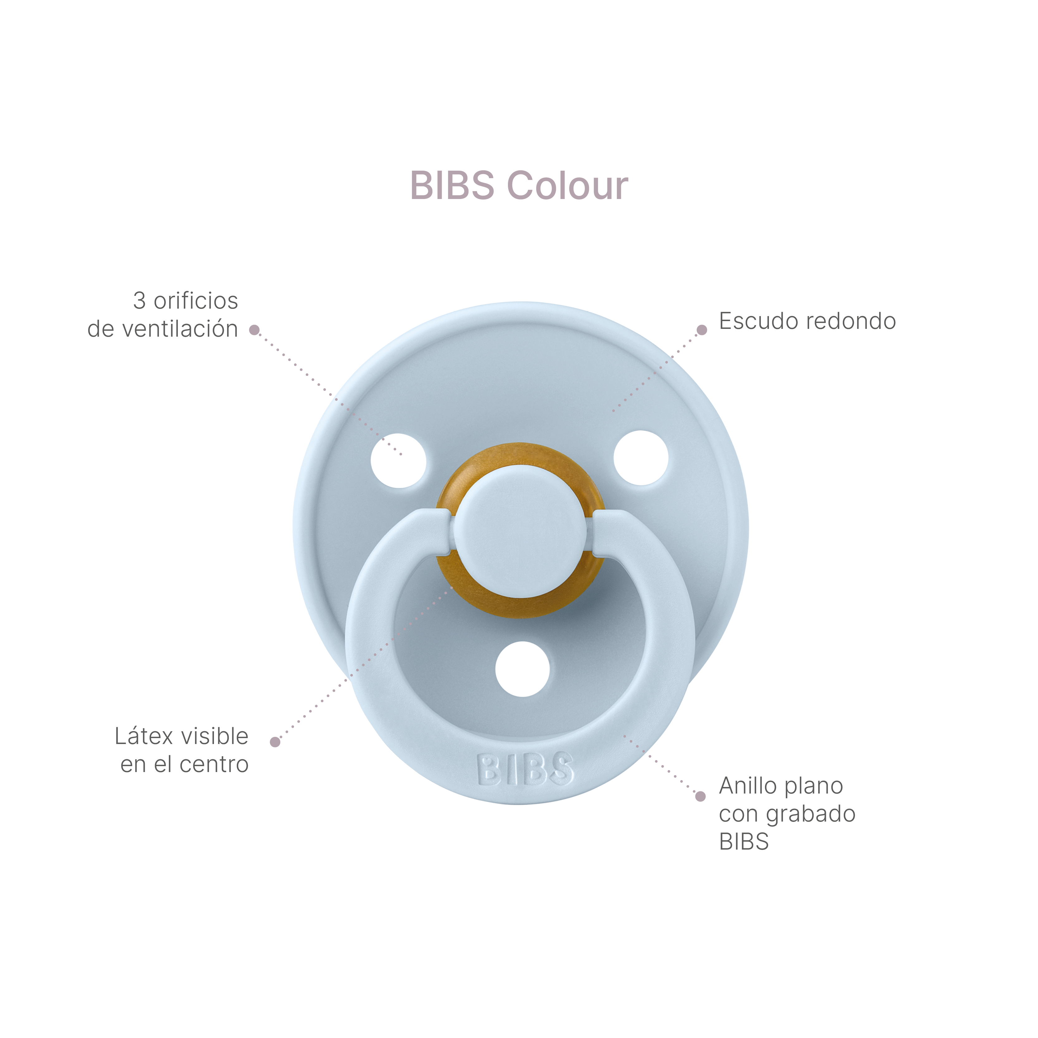 Bibs Chupones De Látex Para Bebe De 0-6 Meses