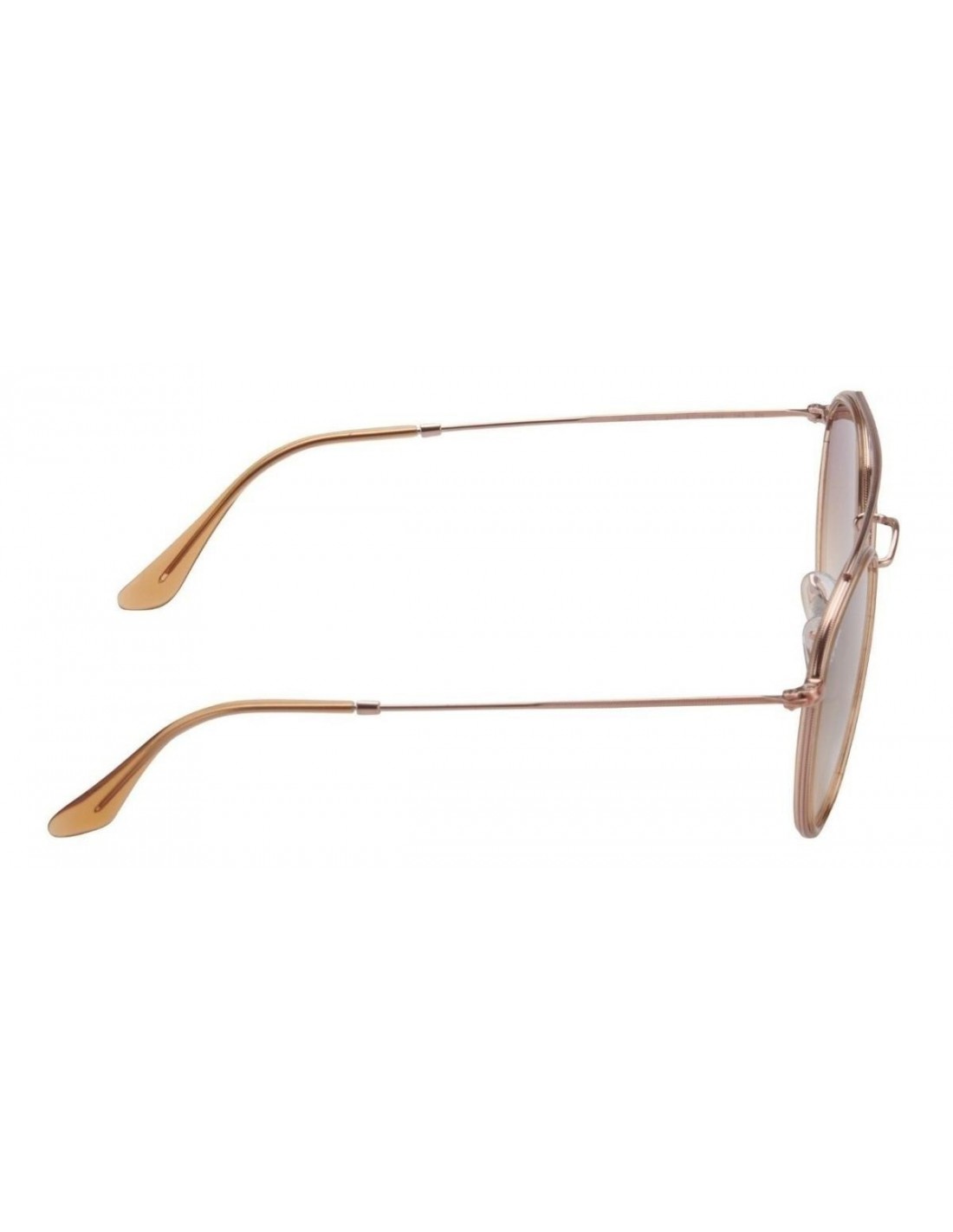 Lentes de sol Ray Ban Rb3647n 907051 Round Double Bridge Cafe Degradado