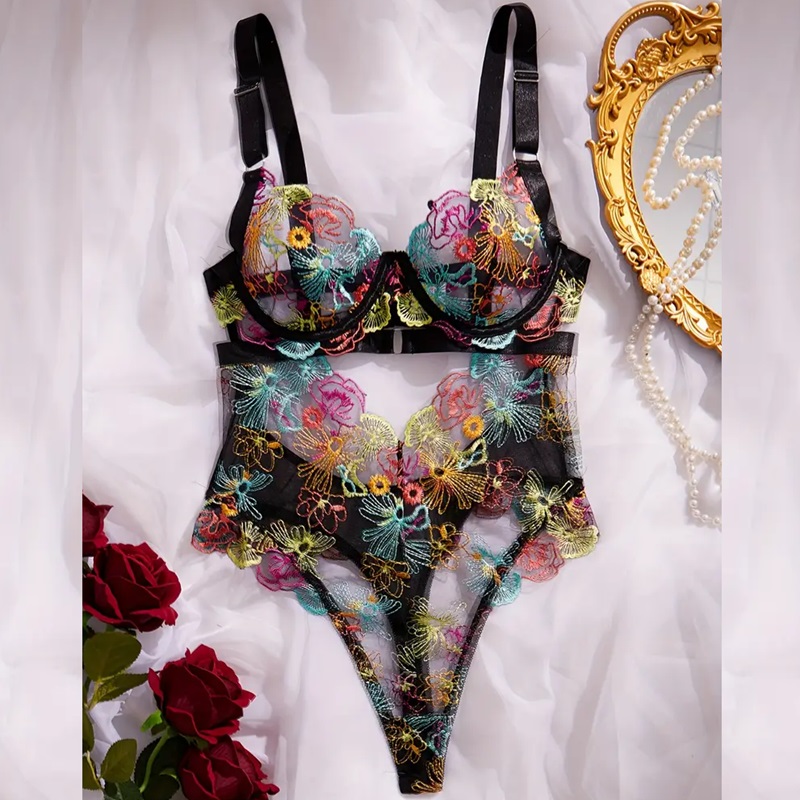 Body transparente de tanga sin espalda.