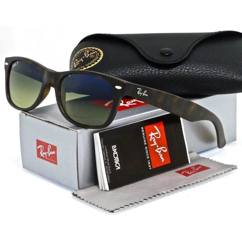 Lentes de sol Ray Ban Rb2132 894/76 New Wayfarer Polarizado Carey Gradient