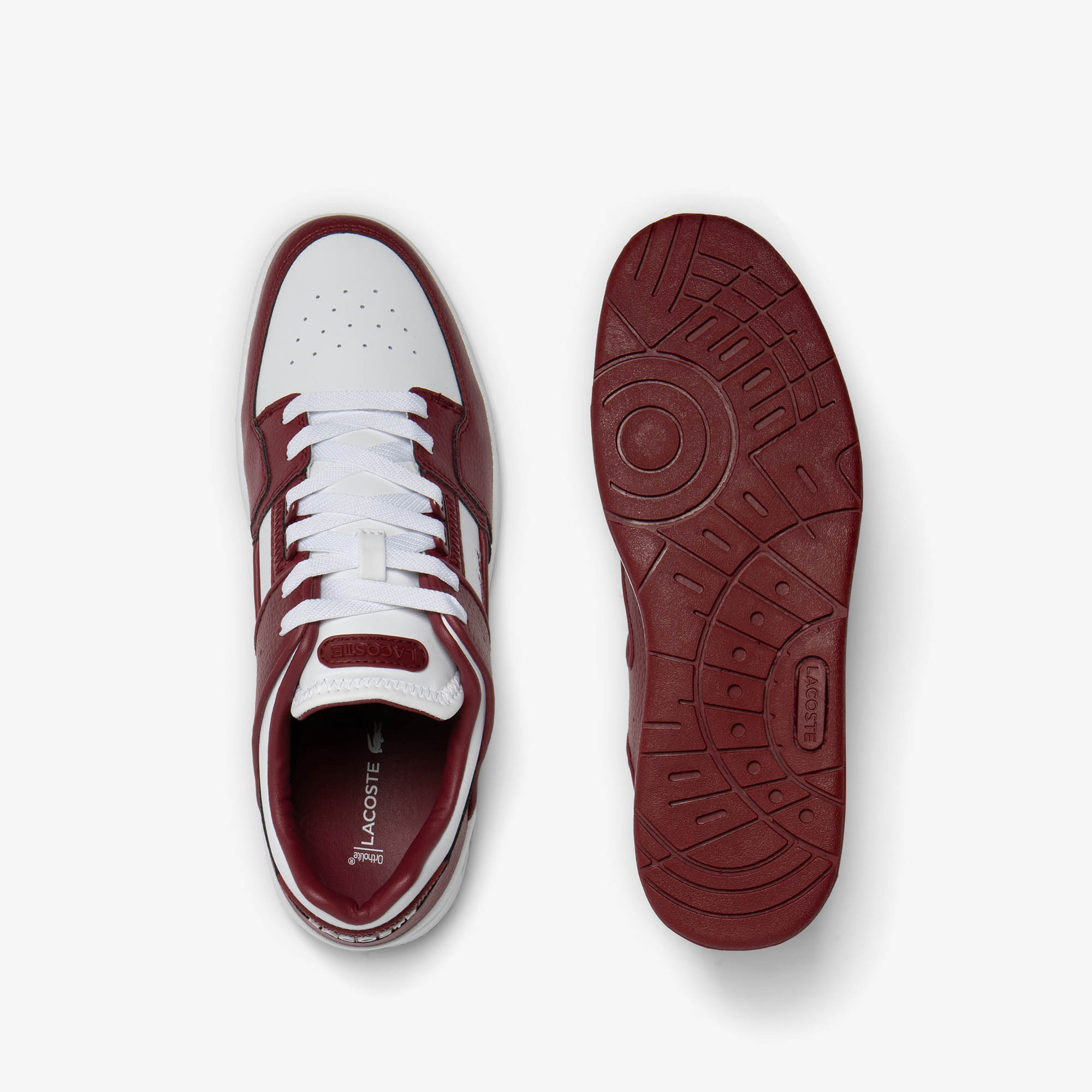 Tenis de hombre Lacoste Court Cage Tinto.