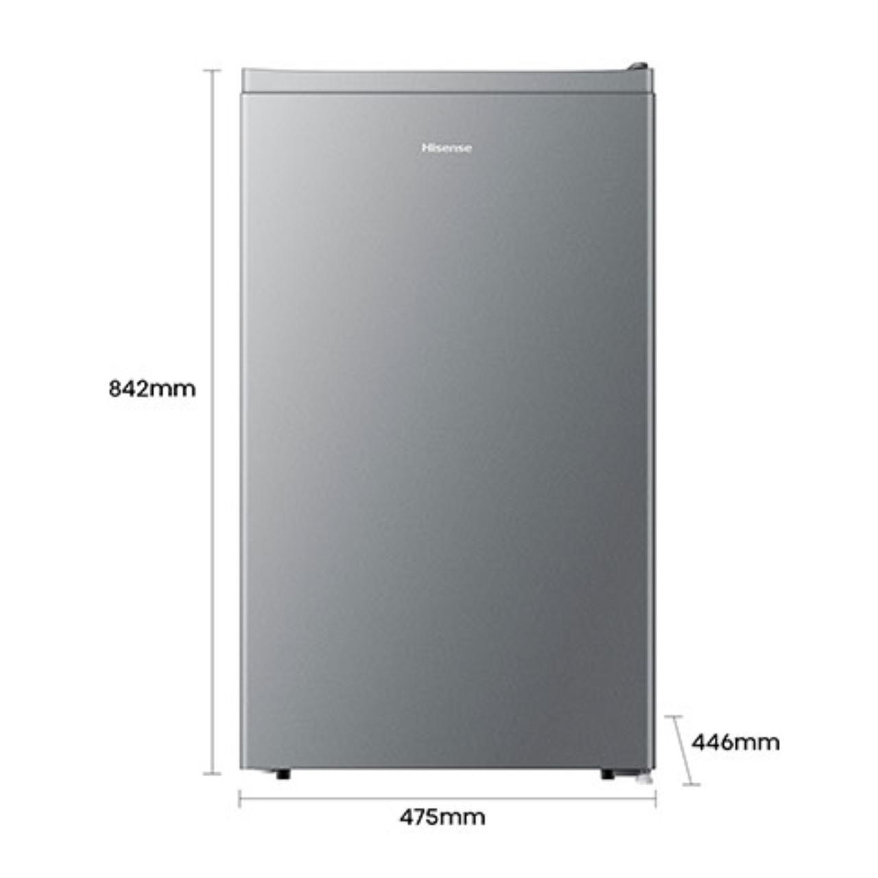 Frigobar Hisense RR33D6AGX1 3.3 Pies Gris ALBY22*.