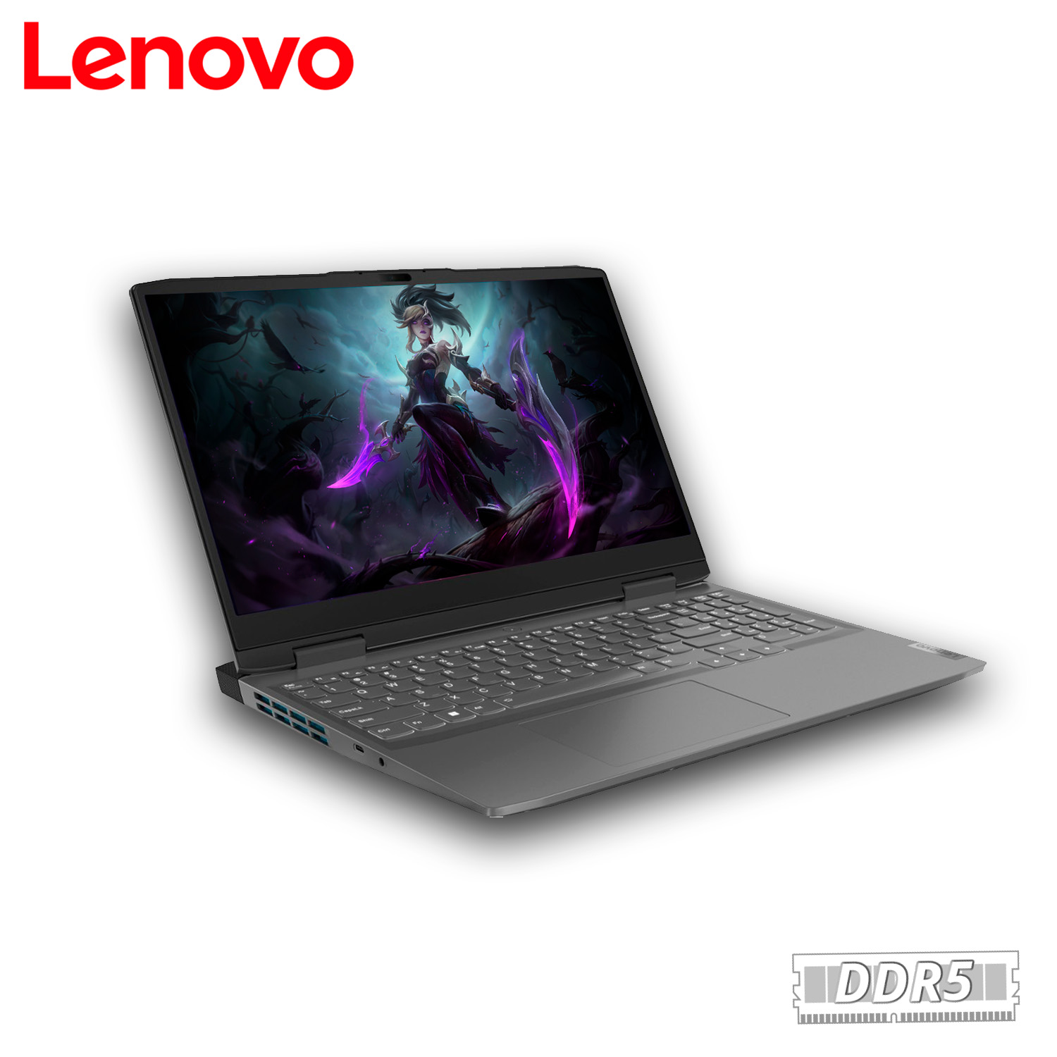 Laptop Lenovo LOQ Ryzen 7 7840HS 512GB Ssd 8GB Ddr5 15.6" Full Hd Windows 11 Home RTX4050 Gris 82XT001NUS.