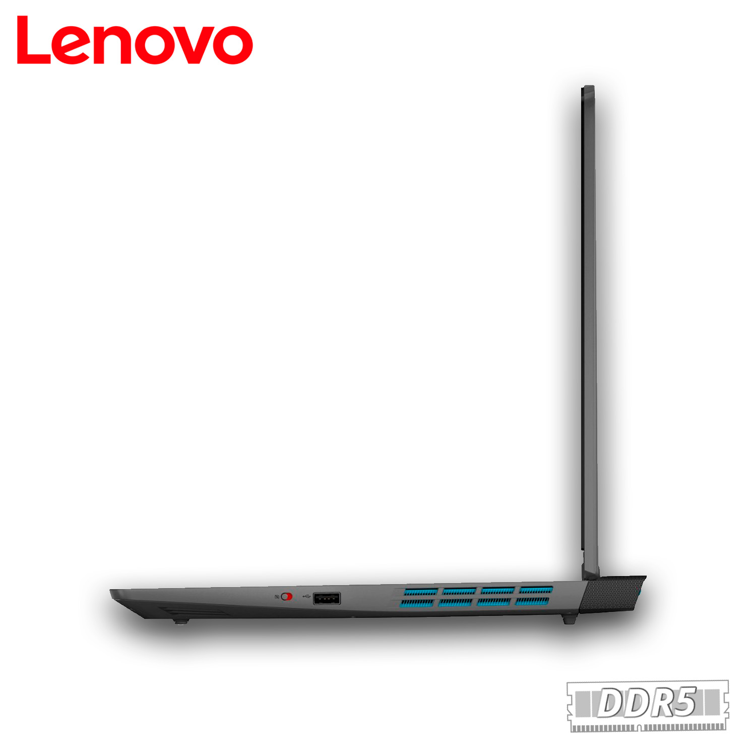Laptop Lenovo LOQ Ryzen 7 7840HS 512GB Ssd 8GB Ddr5 15.6" Full Hd Windows 11 Home RTX4050 Gris 82XT001NUS.