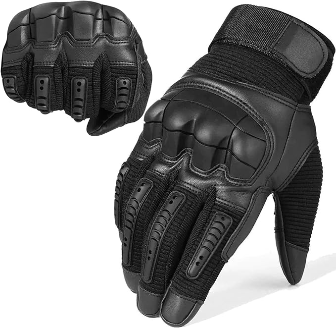 Guantes Motociclista, Guantes tácticos de goma para hombre,con