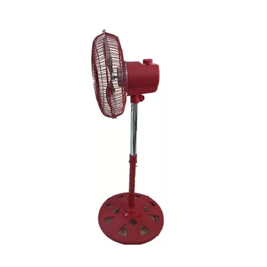 Ventilador Pedestal 10 Pulgadas Metalico Con 3 Aspas