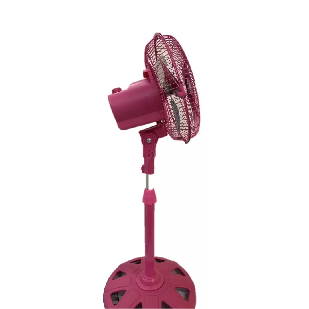 Ventilador Pedestal 10 Pulgadas Metalico Con 3 Aspas