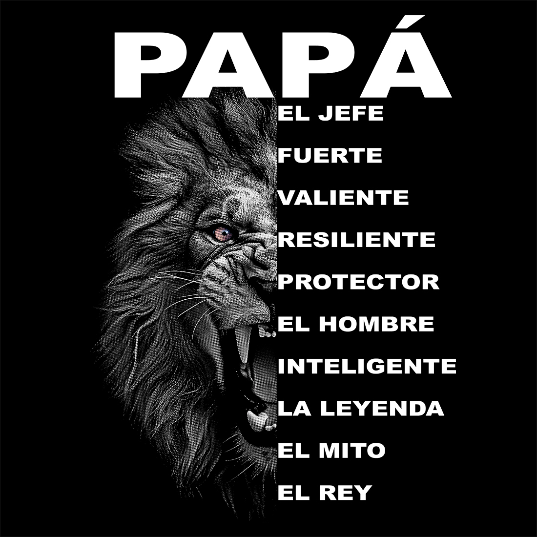 Playera AxoloTee - Papá Rey León