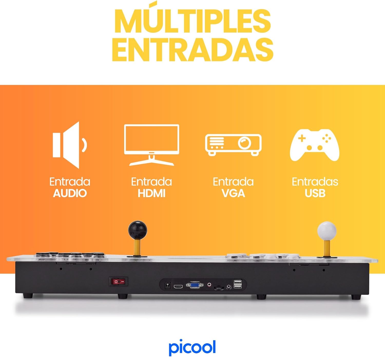 Tablero Arcade 6100 juegos Consola Retro”