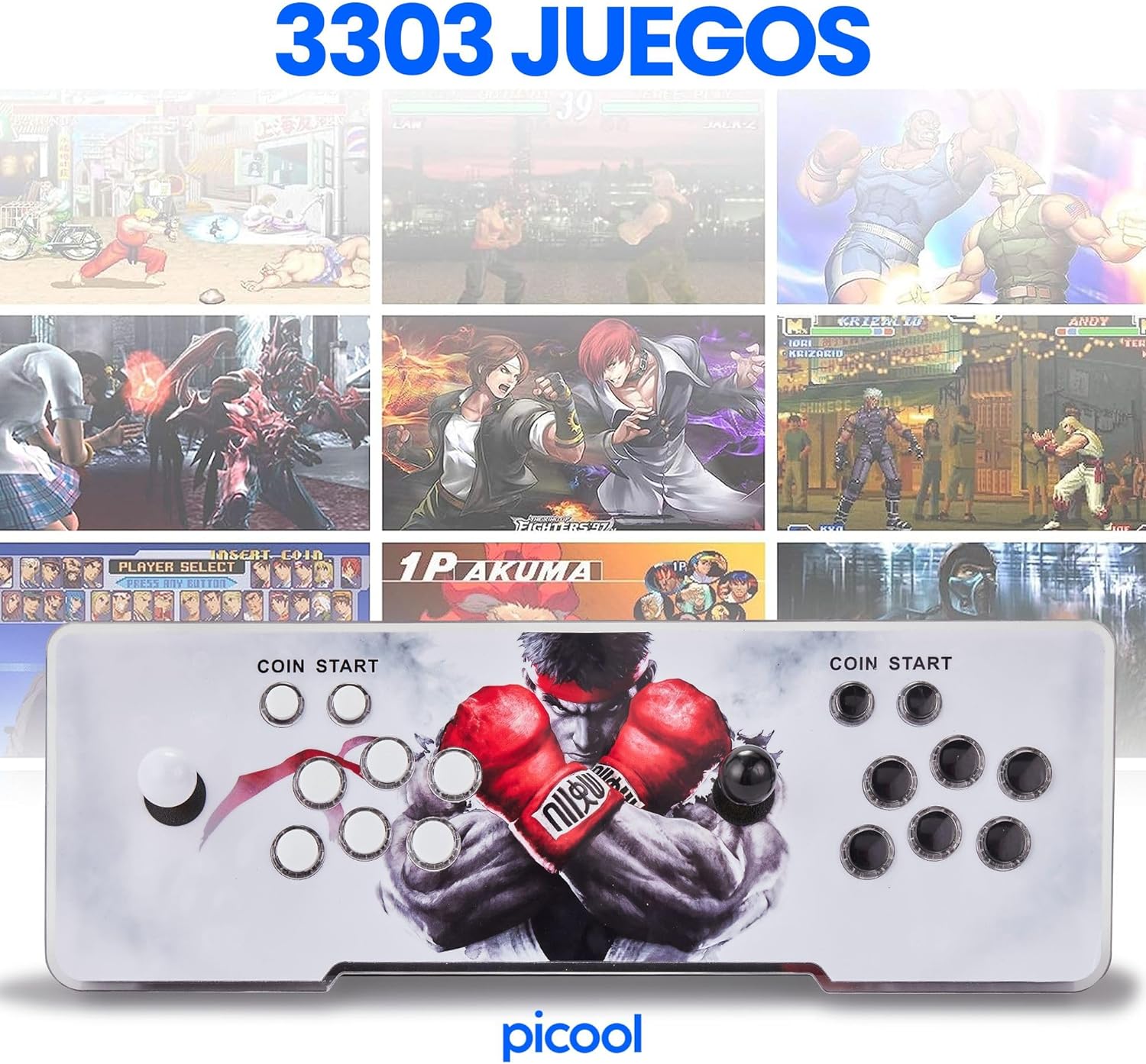 Tablero Arcade 6100 juegos Consola Retro”