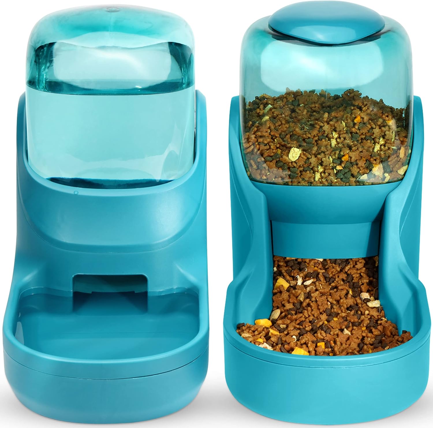 Dispensador De Comida Y Agua Para Mascota Premium De Lujo.