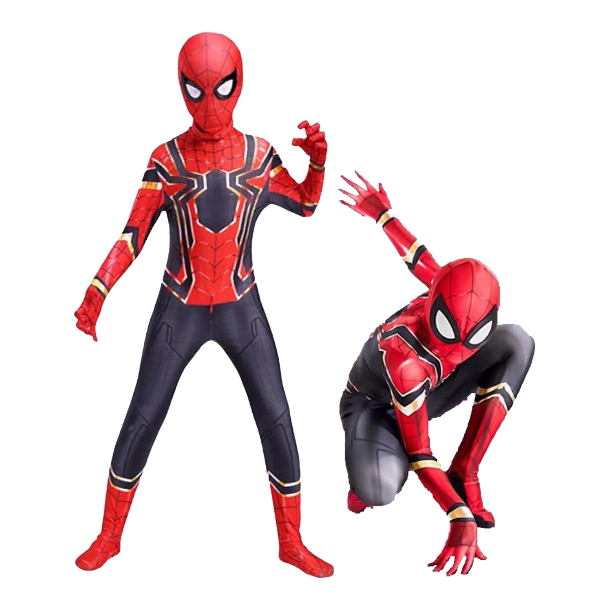  Disfraz Traje infantil de  Spiderman Hombre Araña  Con Mascara