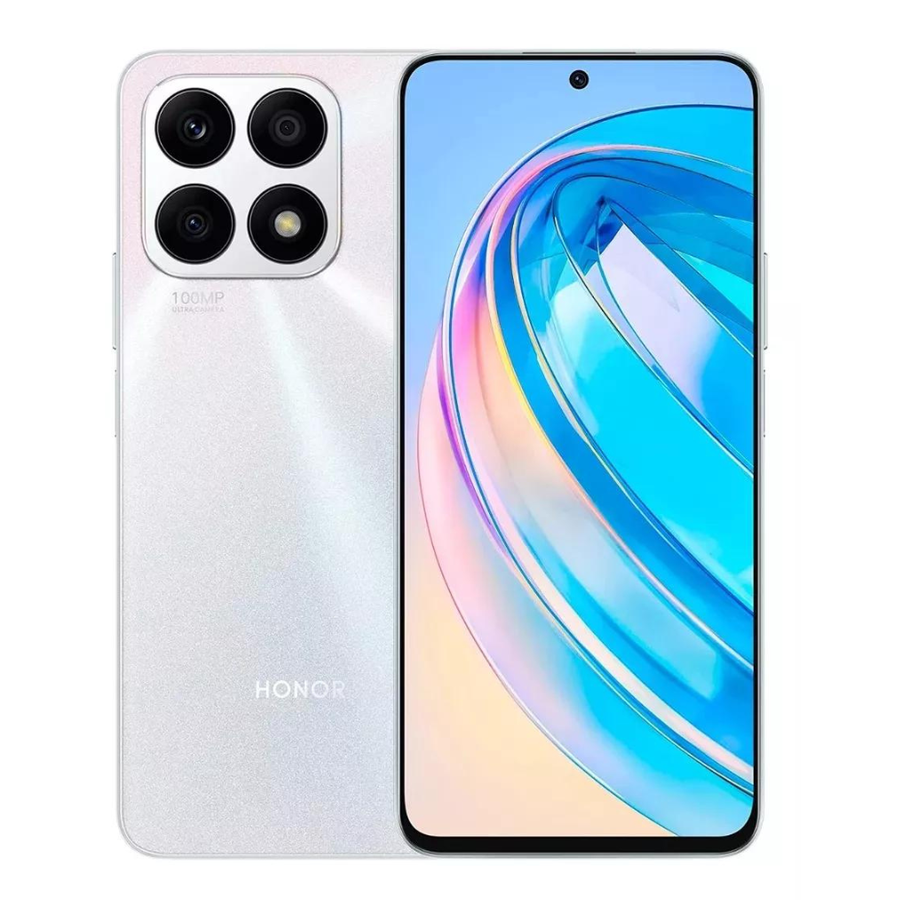 Celular Honor X8A plata 8gb ram 256gb con Smartband regalo.