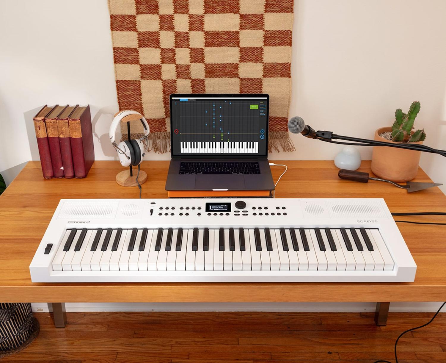Roland Go: Keys5 Teclado Musical 61 Teclas Sensible White