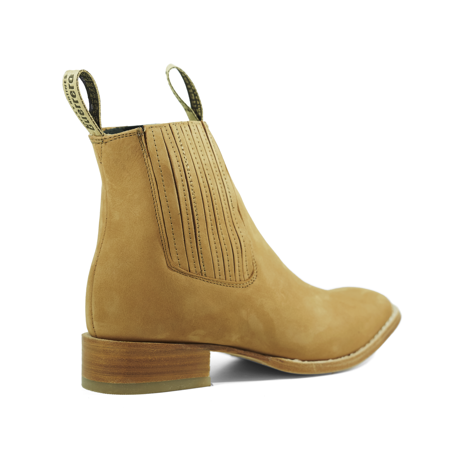 Botas botines vaqueros punta cuadrada casuales 100% piel