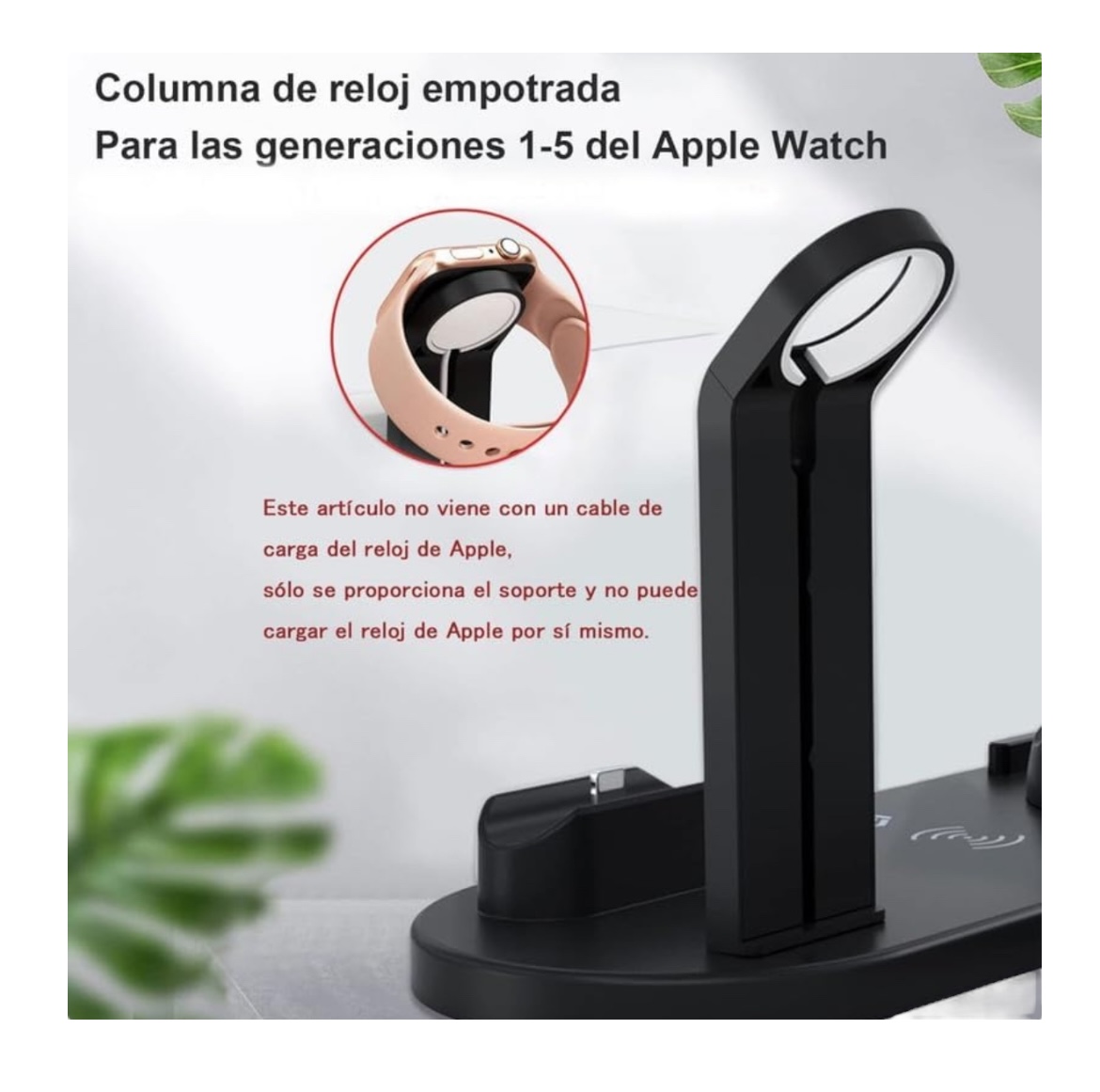 Kamysen Cargador Inalámbrico 6 En 1,soporte De Carga Inalámbrica