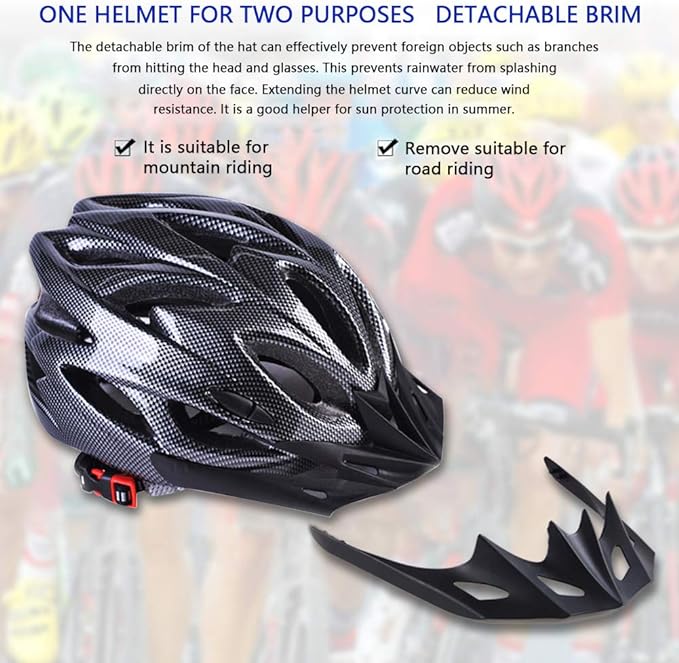 Cascos de Bicicleta para Adultos con pares de Gafas de